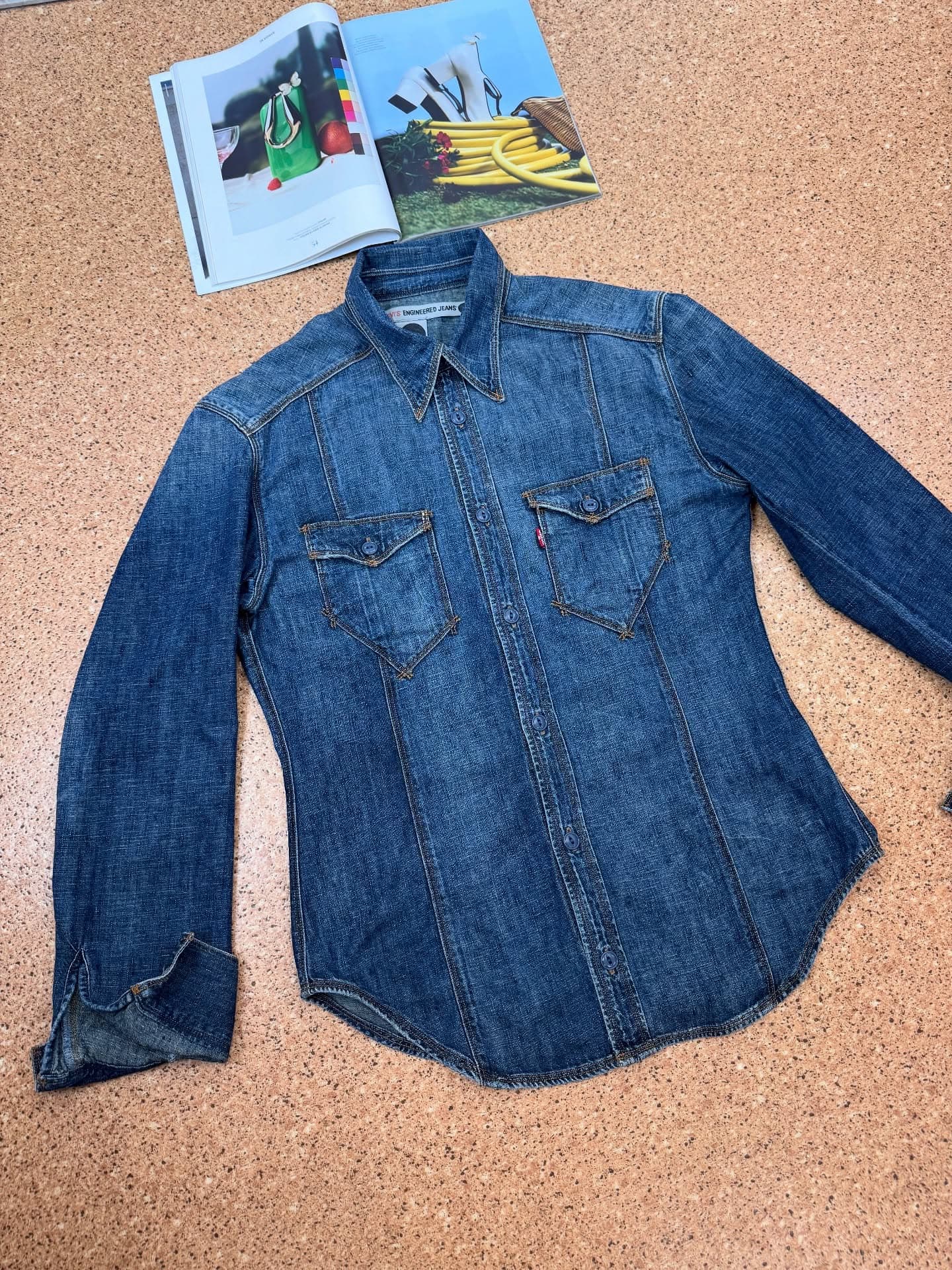 Джинсова сорочка LEVIS 💙, фото 7