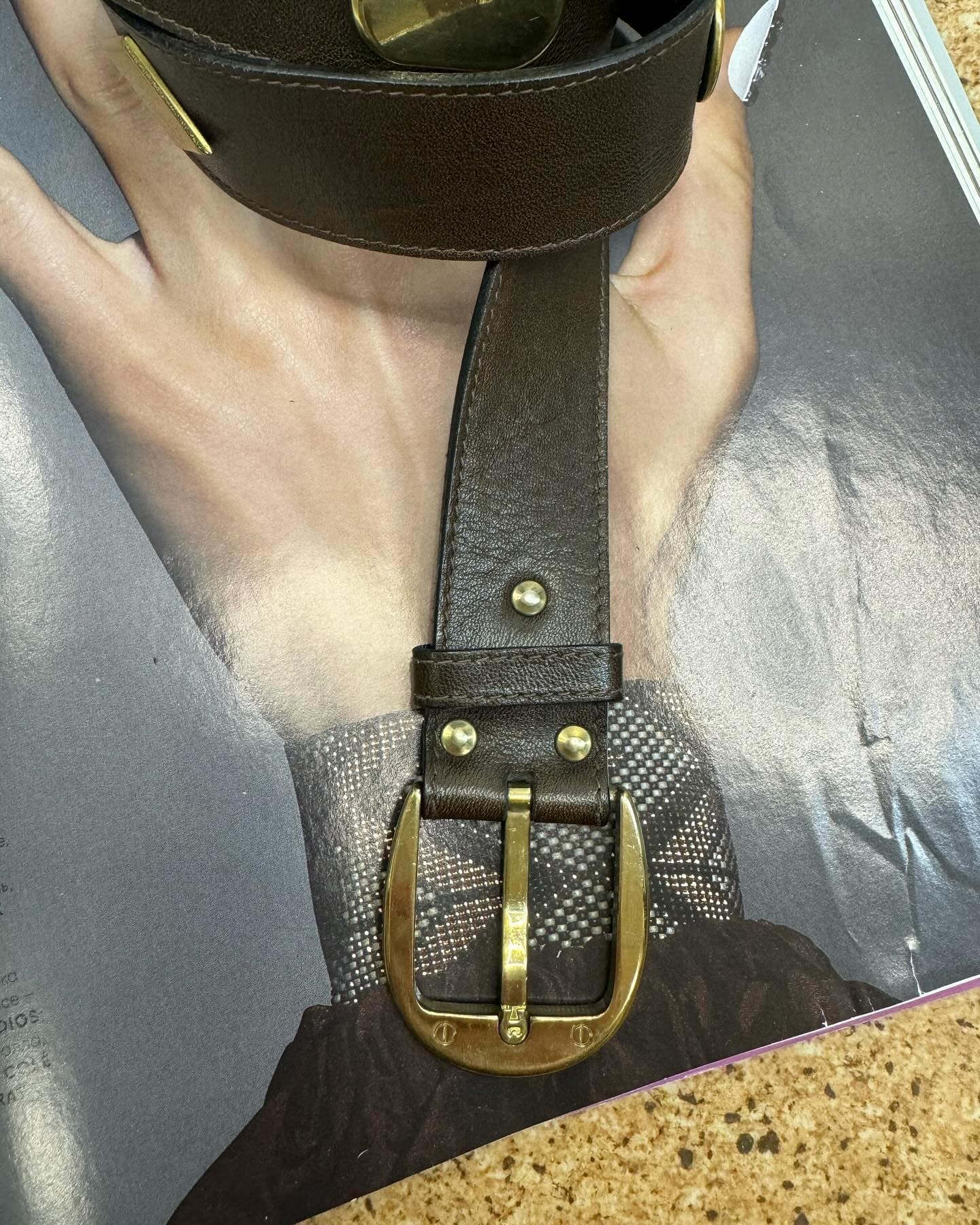 Шкіряний ремінь AIGNER 💝, фото 2