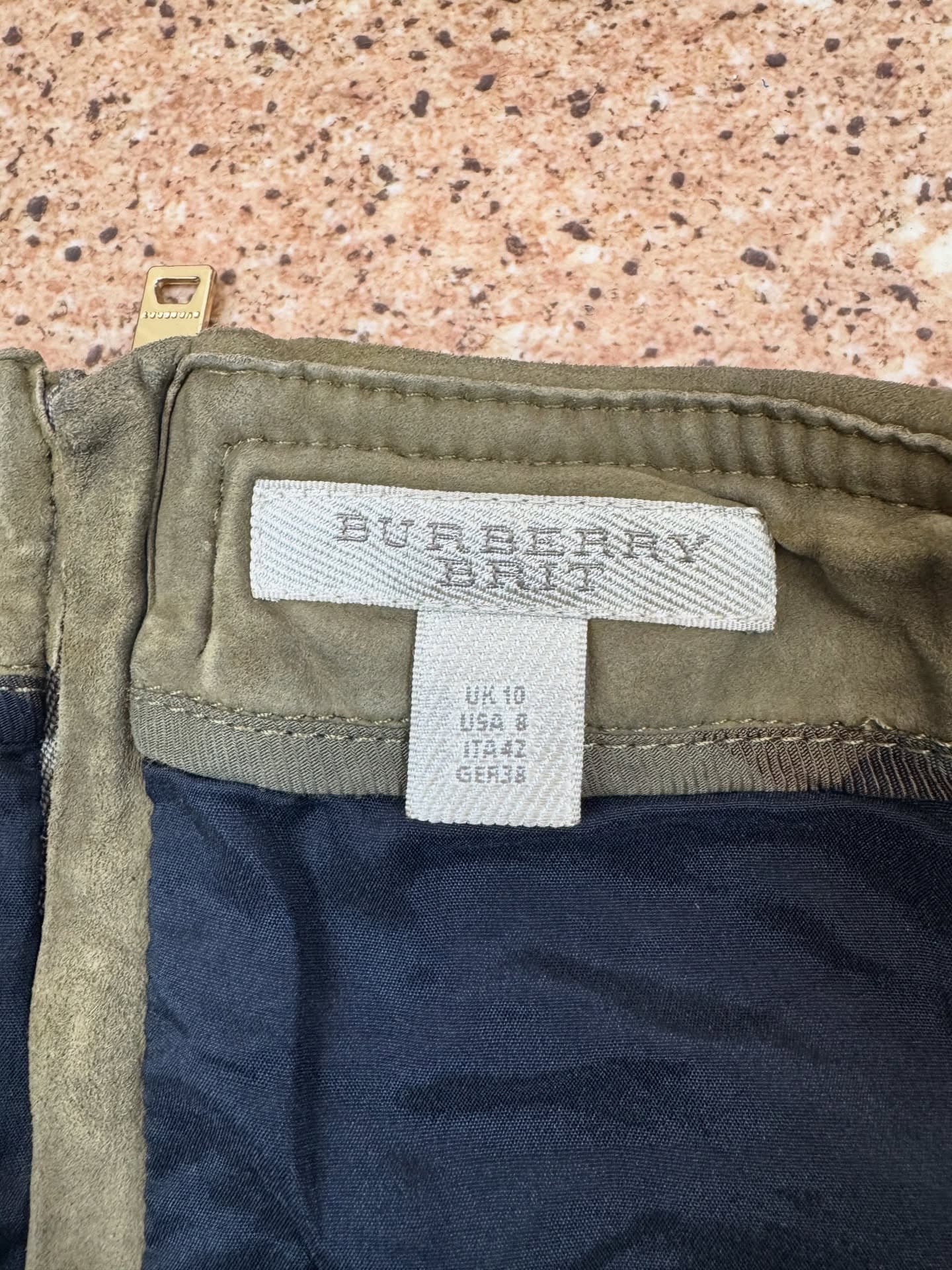 Замшева міні спідниця BURBERRY ❤️🔥, фото 2