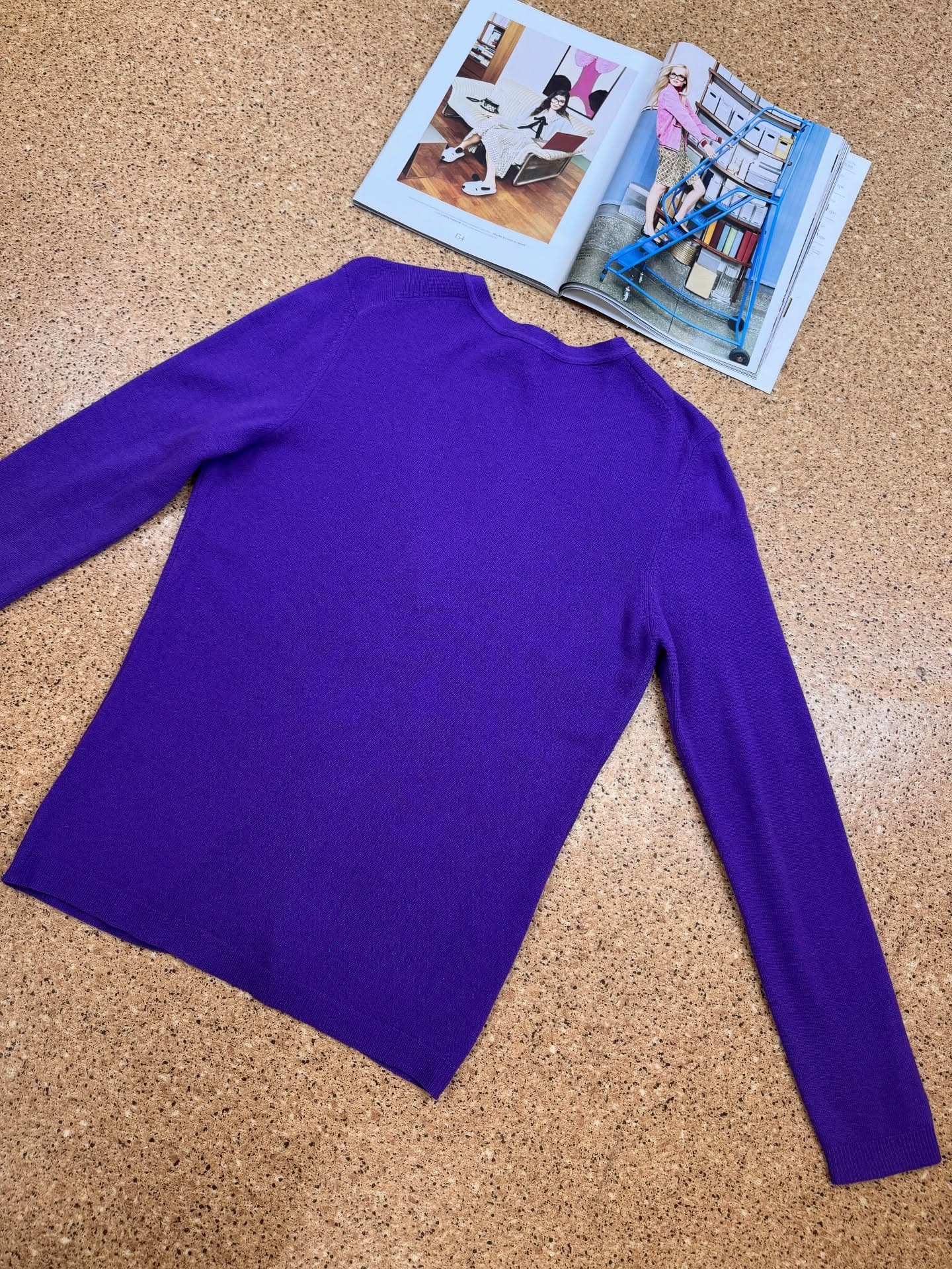 Яскравий кардиган BENETTON 💜, фото 8