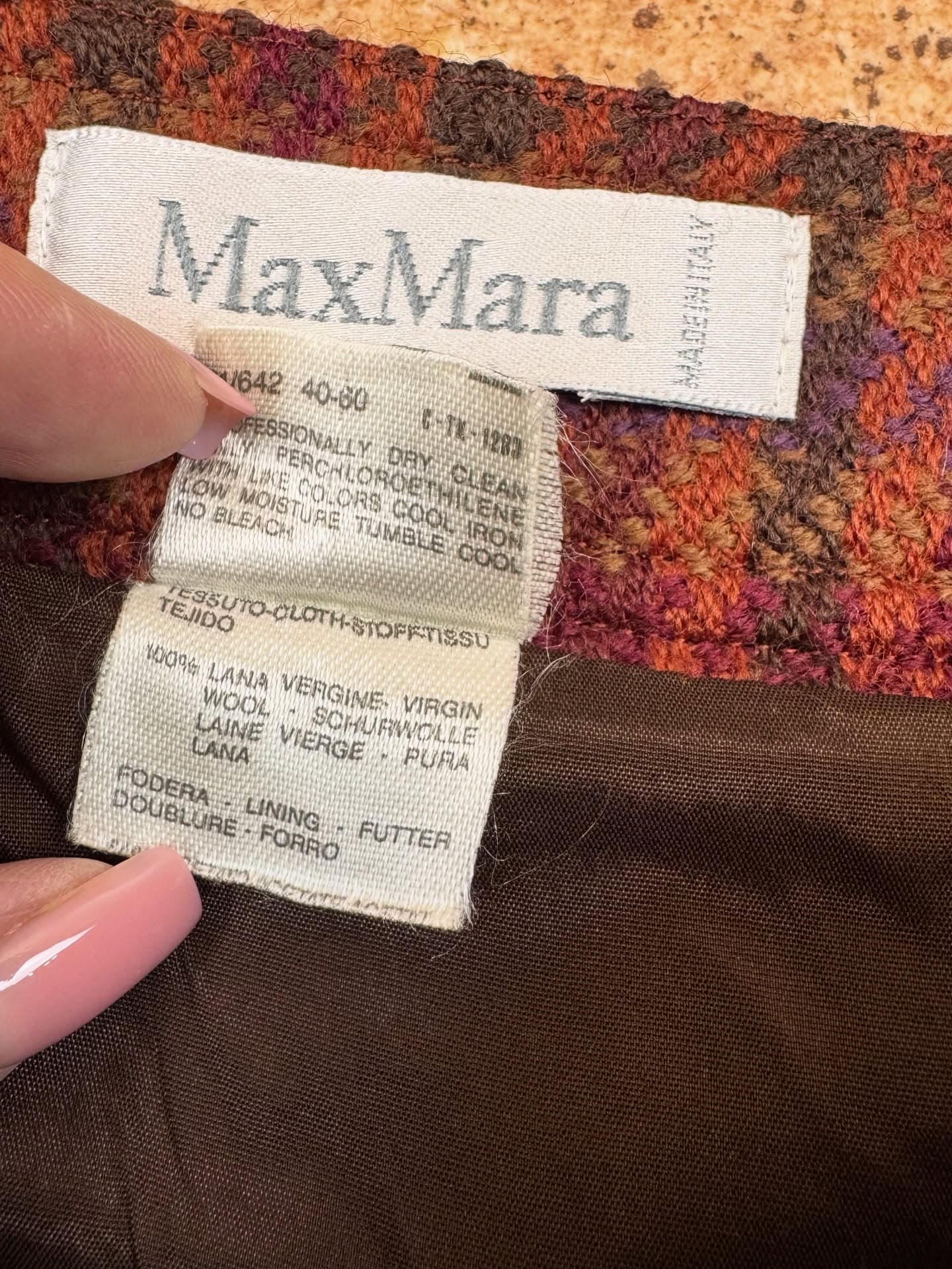 Твідова спідниця від MAX MARA💝, фото 4