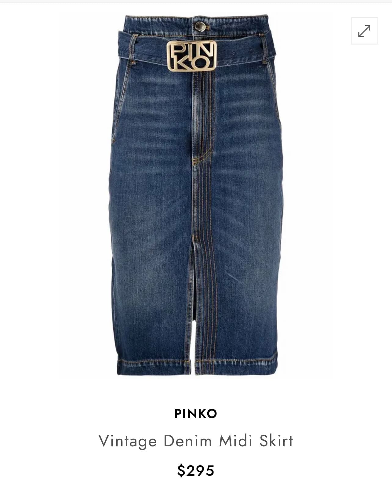 Джинсова спідниця PINKO 💙, фото 6